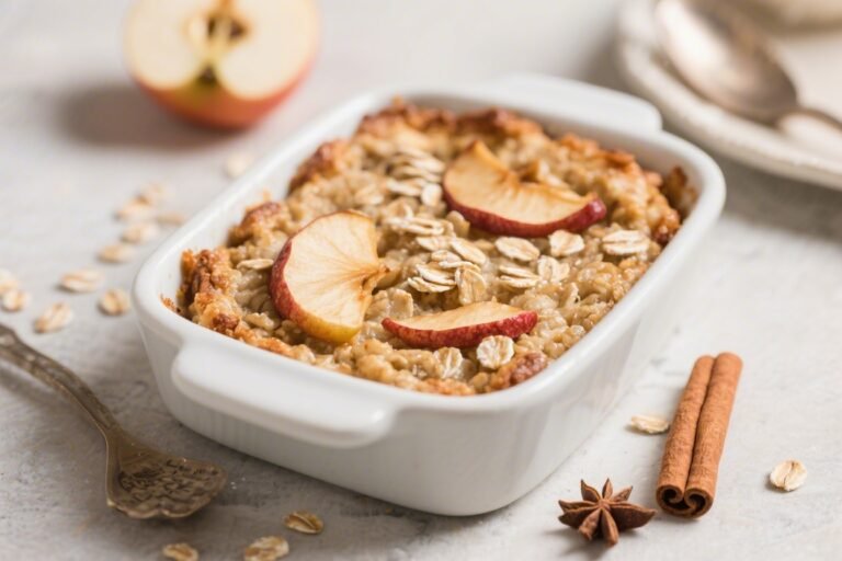 Baked Oatmeal With Apples and Cinnamon – Cozy, Make-Ahead Breakfast