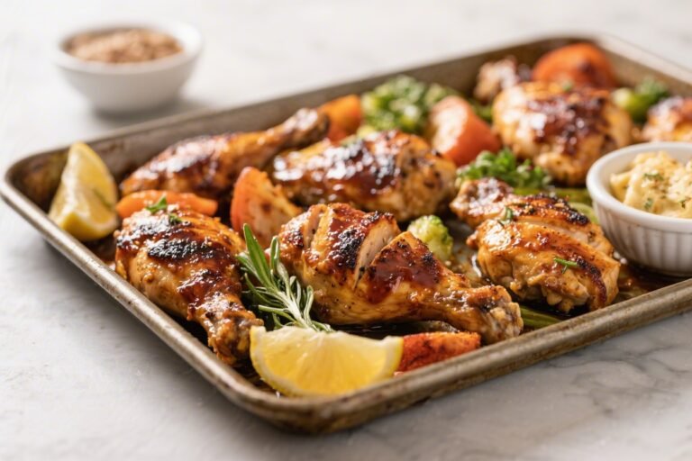 Easy BBQ Chicken Sheet Pan Dinner – A Fast, Flavorful Weeknight Meal
