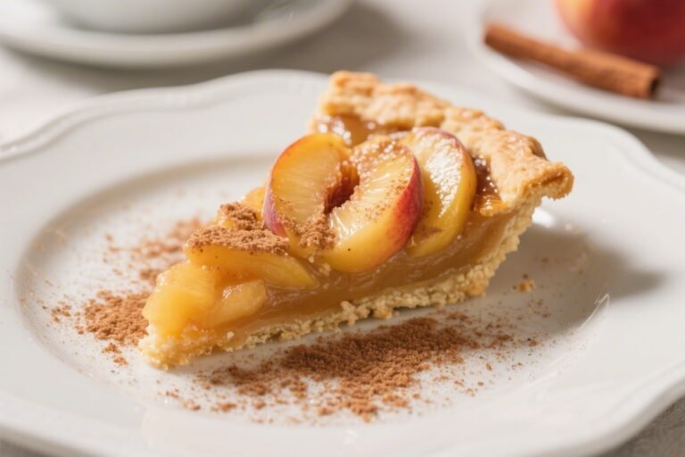 Peach Pie With Cinnamon Sugar – A Warm, Comforting Classic