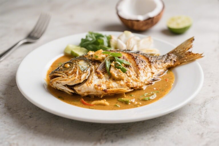 Easy Broiled Tilapia With Thai Coconut Curry Sauce – Fast, Flavorful, Weeknight-Friendly