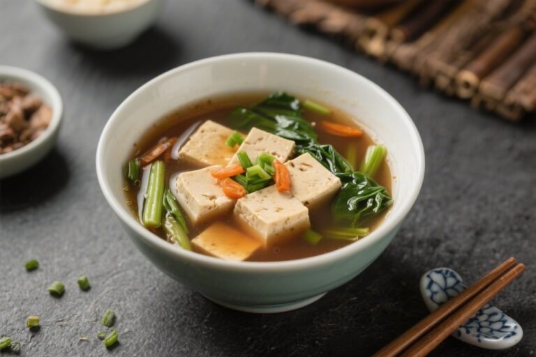 Vegetarian Miso Soup With Tofu – A Cozy, Umami-Packed Classic