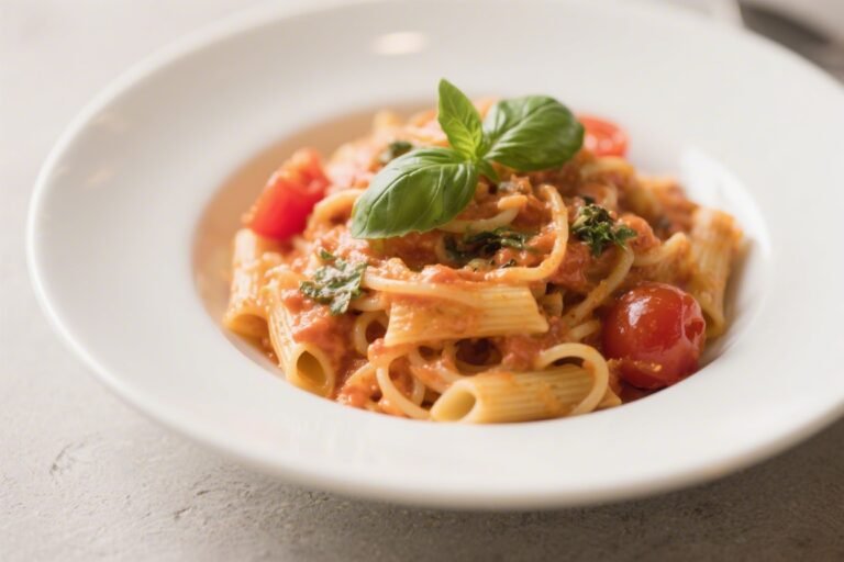 Quick Creamy Tomato Basil Pasta – A Comforting Weeknight Favorite