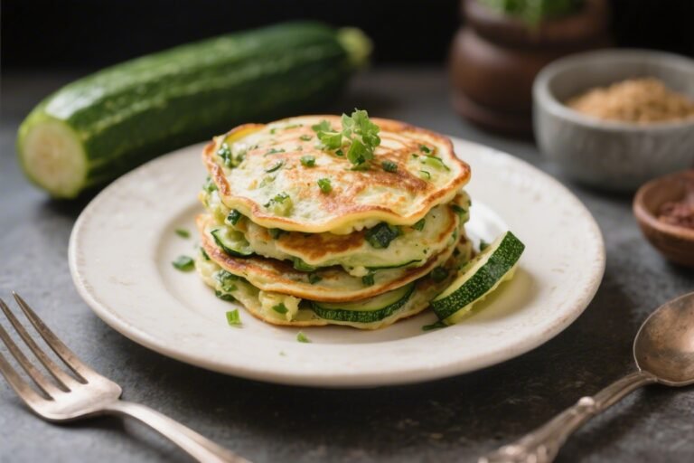 Savory Zucchini Pancakes Recipe – Crispy, Tender, and Easy