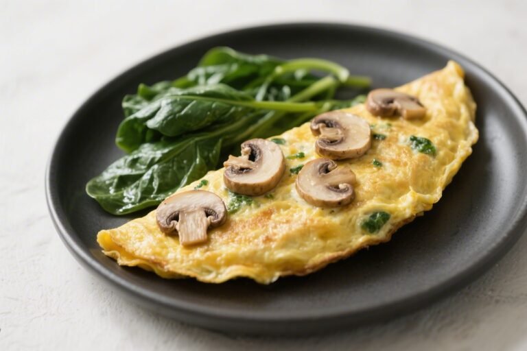 Mushroom Spinach Omelette Healthy Breakfasts – A Simple, Satisfying Start