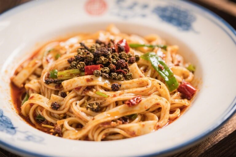 Old Sichuan Peppercorn Noodles – Authentic Spicy Chinese Dish