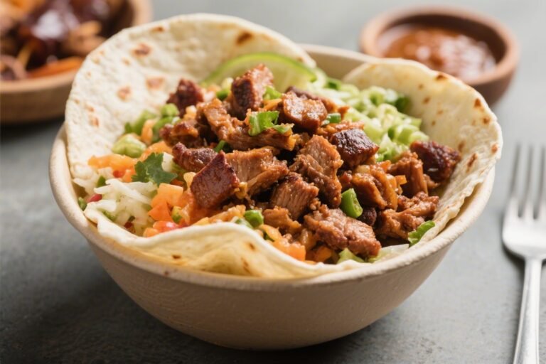 Chipotle Pork Carnitas Burrito Bowls – Smoky, Tender, and Easy