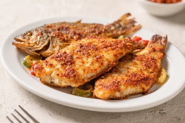 Spicy Cajun Baked Catfish Fillets