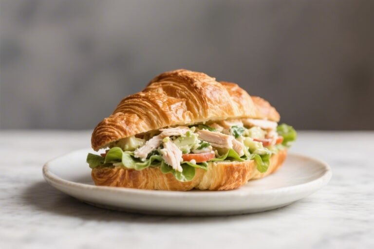 Easy Chicken Salad Croissant Recipe – Simple, Fresh, and Satisfying