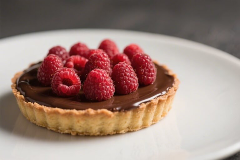 Chocolate Ganache Tart With Raspberries – A Simple, Elegant Dessert