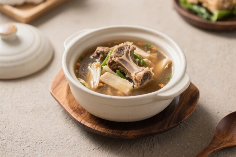 Seolleongtang Ox Bone Soup Recipe – Milky, Comforting Korean Broth