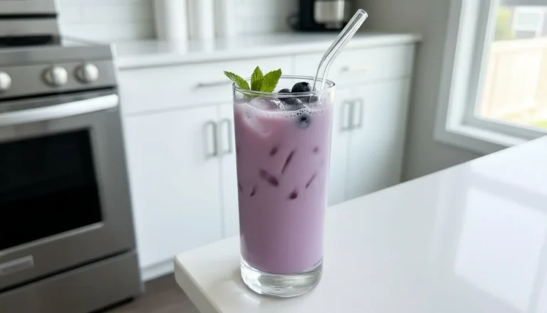 Blueberry Coconut Cooler Mocktail Recipe