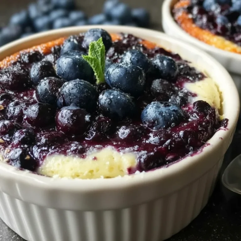 Baked Blueberry Cottage Cheese Bowls