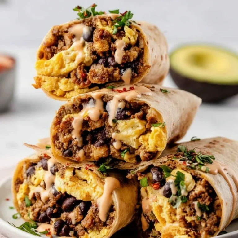 High Protein Breakfast Burrito