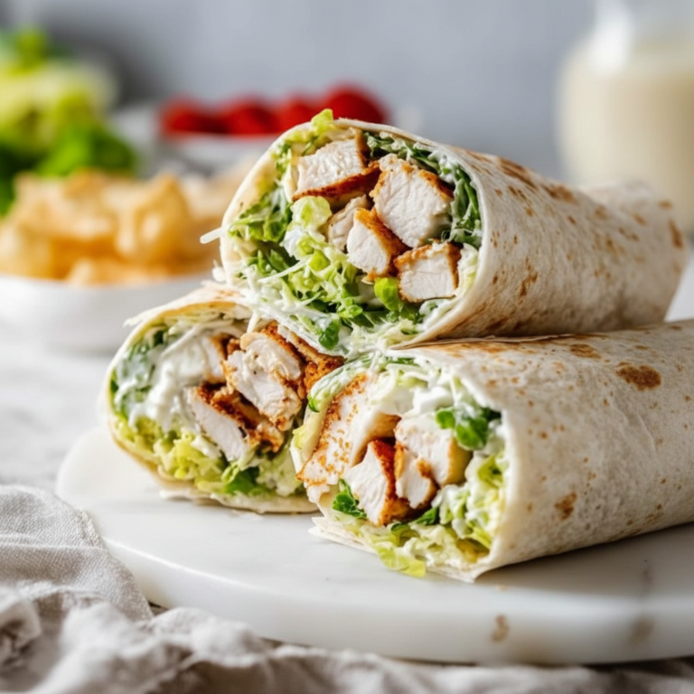 Chicken Caesar Wraps