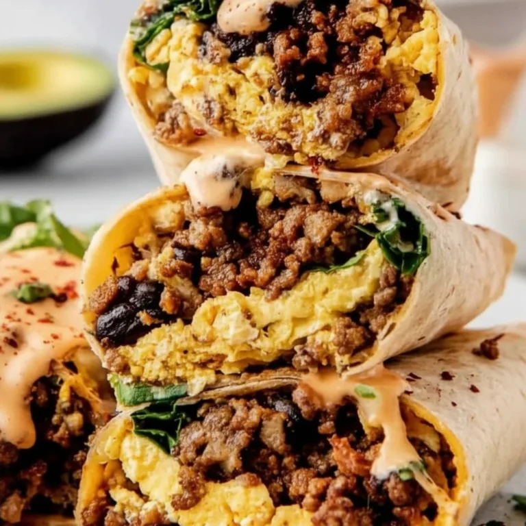 High Protein Breakfast Burrito