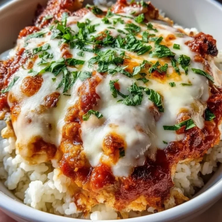 High Protein Chicken Parm Cottage Cheese Bowl