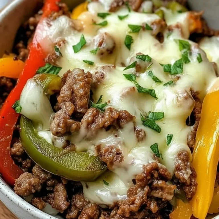 Philly Cheesesteak Bowls – Easy Low Carb Dinner Idea