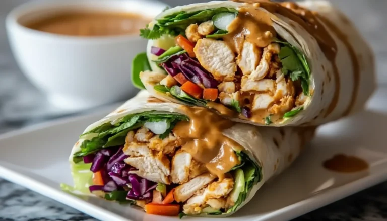 Thai Peanut Chicken Wraps: A Delicious, Easy Recipe