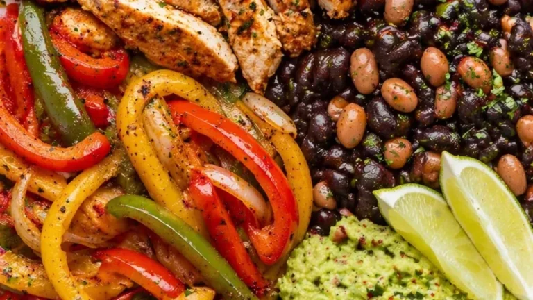 Healthy Chicken Fajita Meal Prep for Weight Loss