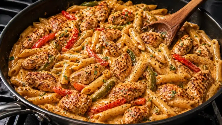 Creamy Cajun Chicken Pasta Skillet