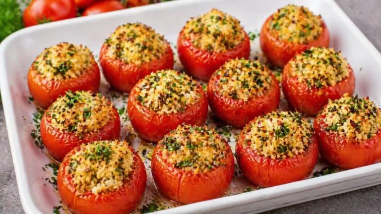 Stuffed Cherry Tomatoes with Feta Cheese