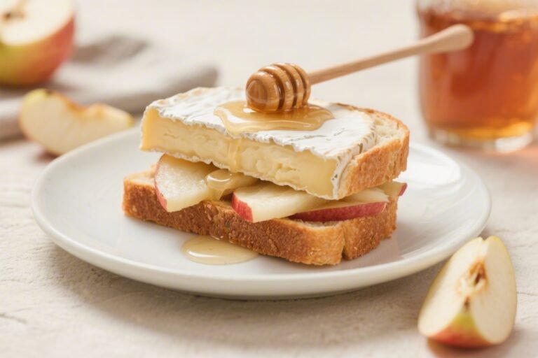 Brie and Apple Tea Sandwiche With Honey – A Sweet and Savory Afternoon Treat