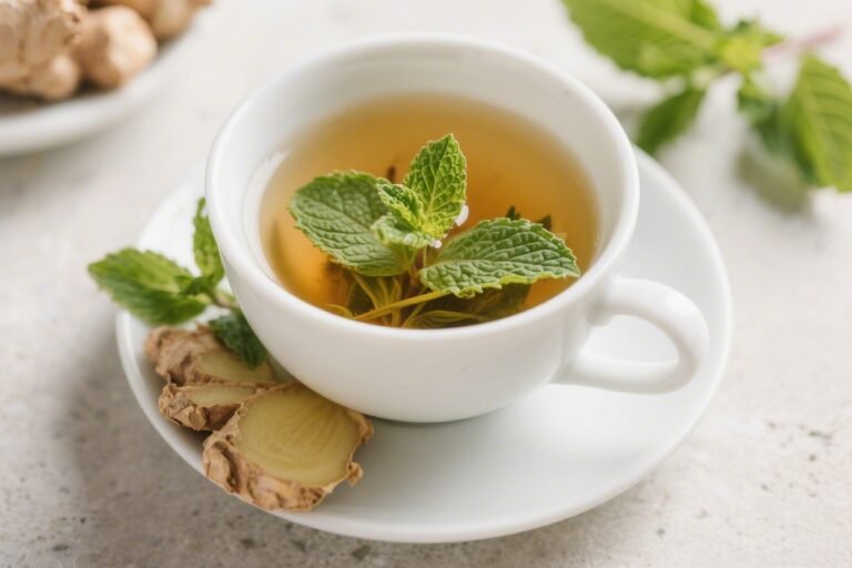 Peppermint Ginger Tea Recipe – Soothing, Fresh, and Easy