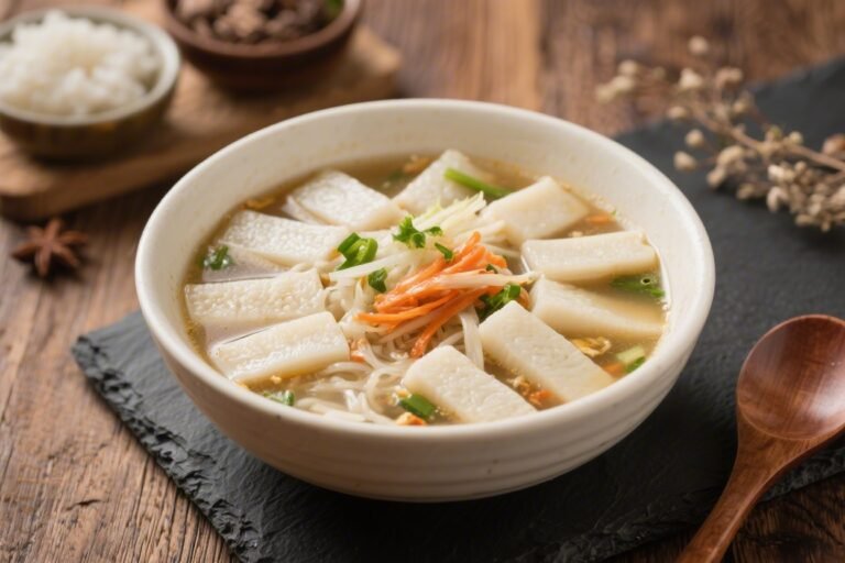 Tteokguk Rice Cake Soup Recipe