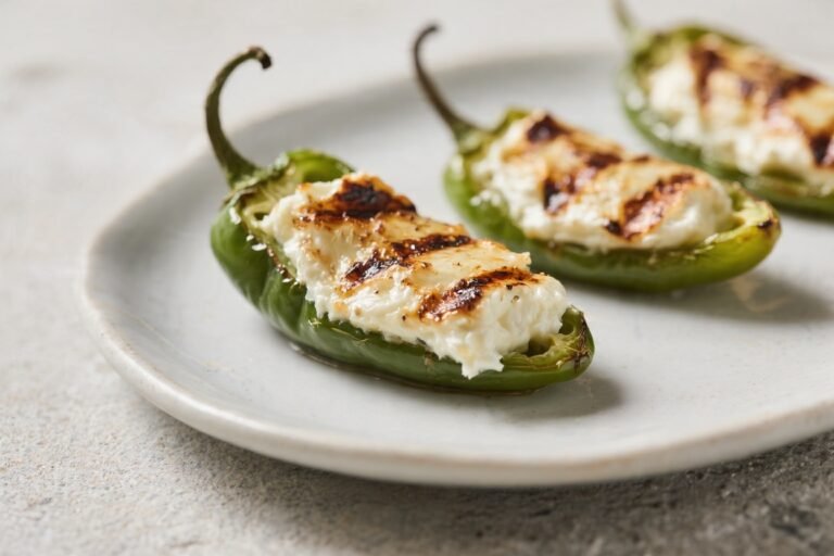 Grilled Cream Cheese Stuffed Jalapenos