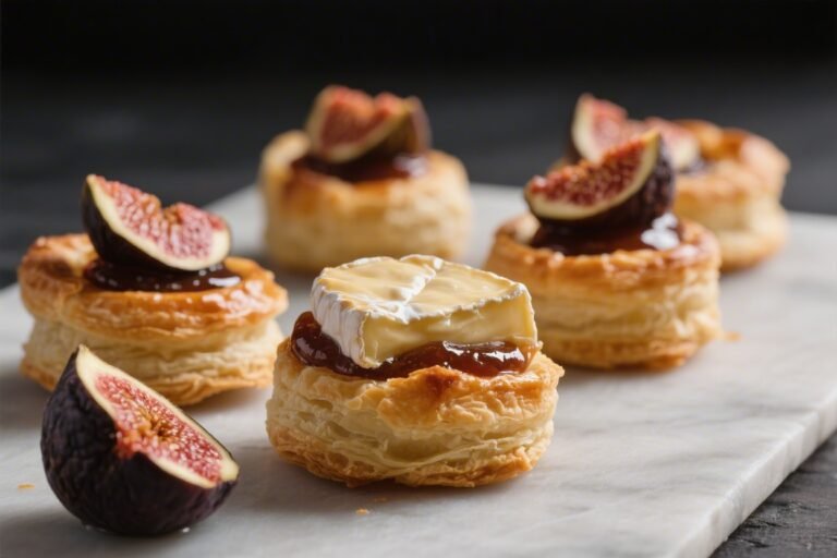 Baked Brie With Fig Jam Puff Pastry Bites – Easy, Elegant, and Crowd-Pleasing