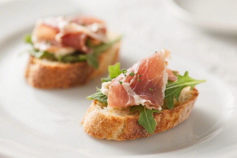 Prosciutto and Arugula Crostini – A Simple, Elegant Appetizer