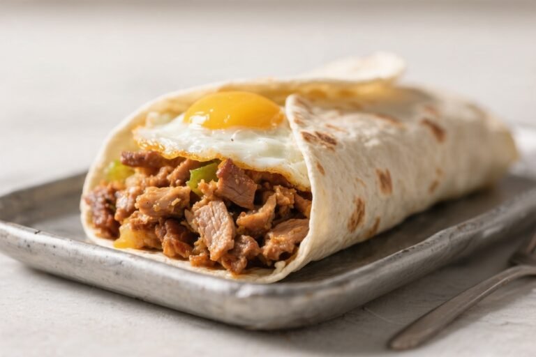 Carnitas Breakfast Burrito – Hearty, Savory, and Satisfying