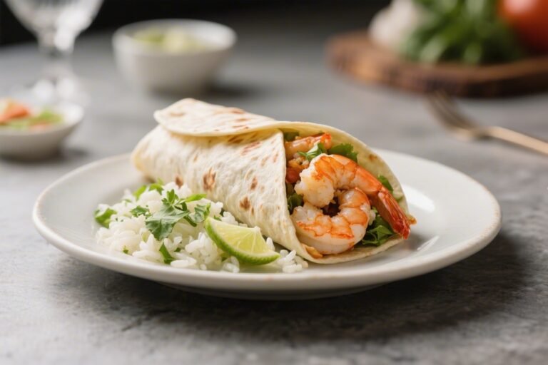 Shrimp Burrito With Cilantro Lime Rice – Fresh, Bright, and Satisfying