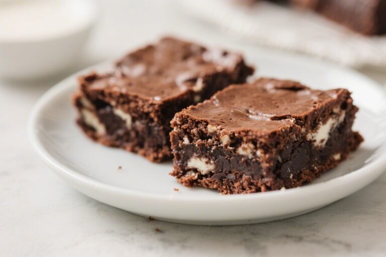 Low Calorie Greek Yogurt Brownies | High Protein Dessert