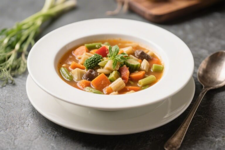 Spring Vegetable Minestrone Soup – Bright, Fresh, and Comforting