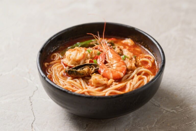 Jjamppong Spicy Seafood Noodle Soup