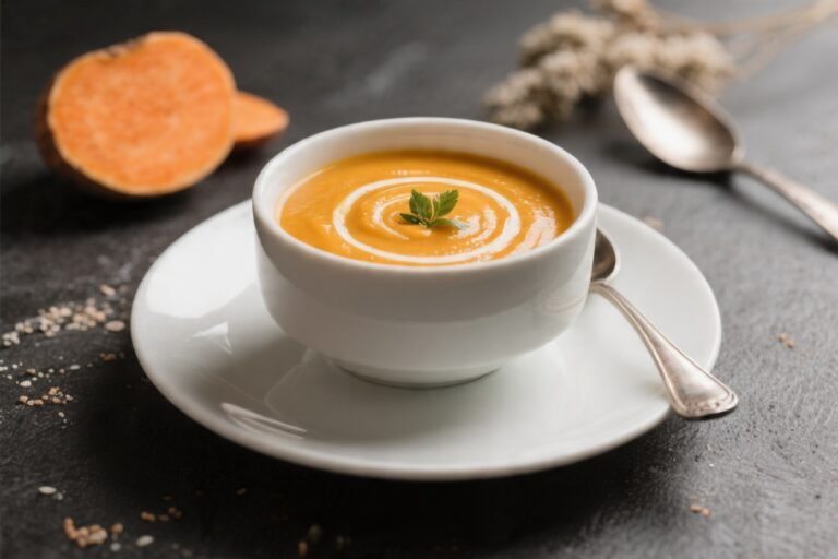 Creamy Sweet Potato Soup – Cozy, Comforting, and Easy