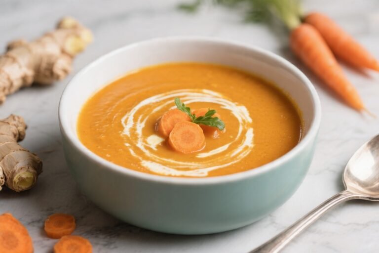 Carrot Ginger Soup Immune Boost – Bright, Comforting, and Nourishing