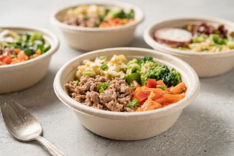High Protein Low Calorie Ground Turkey Meal Prep Bowl