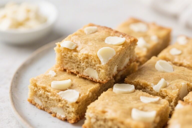 Blondies With White Chocolate Chips