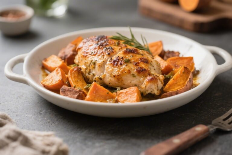 Quick Baked Chicken With Sweet Potatoes – A Simple, Satisfying Weeknight Dinner
