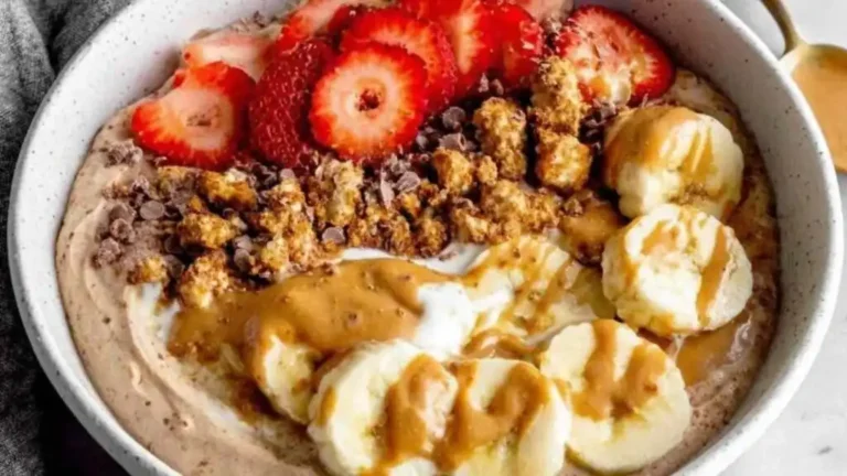 Chocolate Peanut Butter Protein Yogurt Bowl