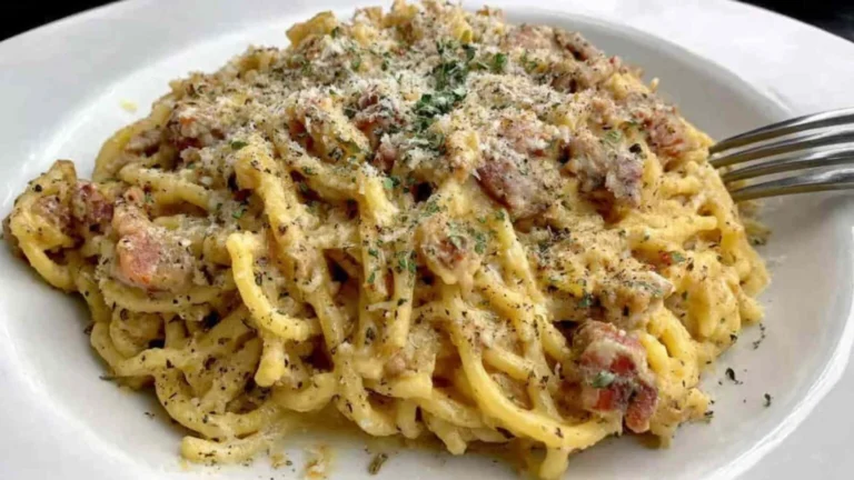 Low Carb Pasta Carbonara