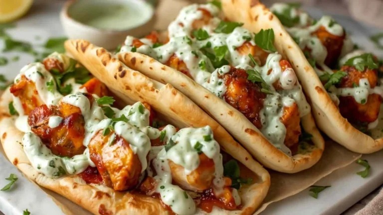 Sheet Pan Chicken Pitas with Herby Ranch
