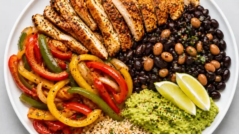 Healthy Chicken Fajita Meal Prep for Weight Loss