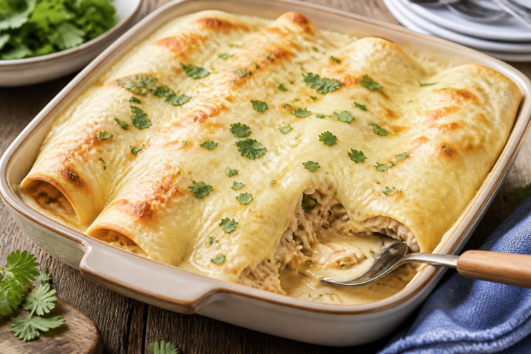Creamy Chicken Enchiladas Taste of Home – Easy, Cozy, and Crowd-Pleasing