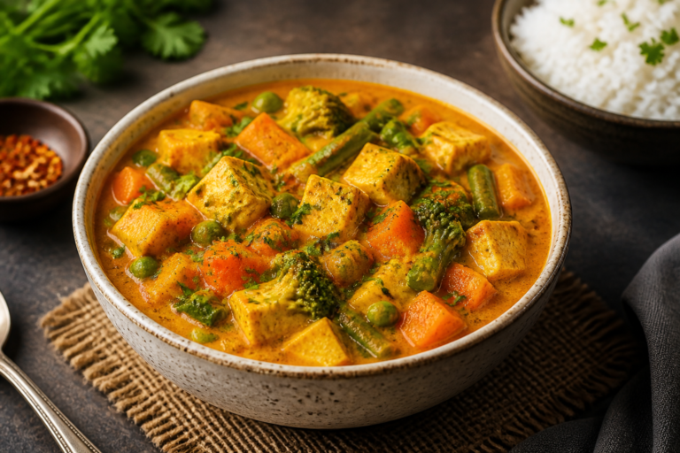 High Protein Mixed Vegetable Curry Recipe – A Cozy, Satisfying Weeknight Meal