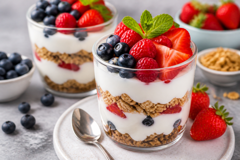 Easy Berry Parfait Layers Recipe for Healthy Breakfast and Dessert