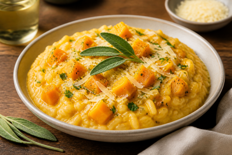 Creamy Vegetarian Butternut Squash Risotto Recipe for Cozy Dinner Nights