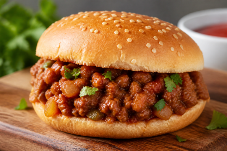 Healthy Sloppy Joe Sandwich